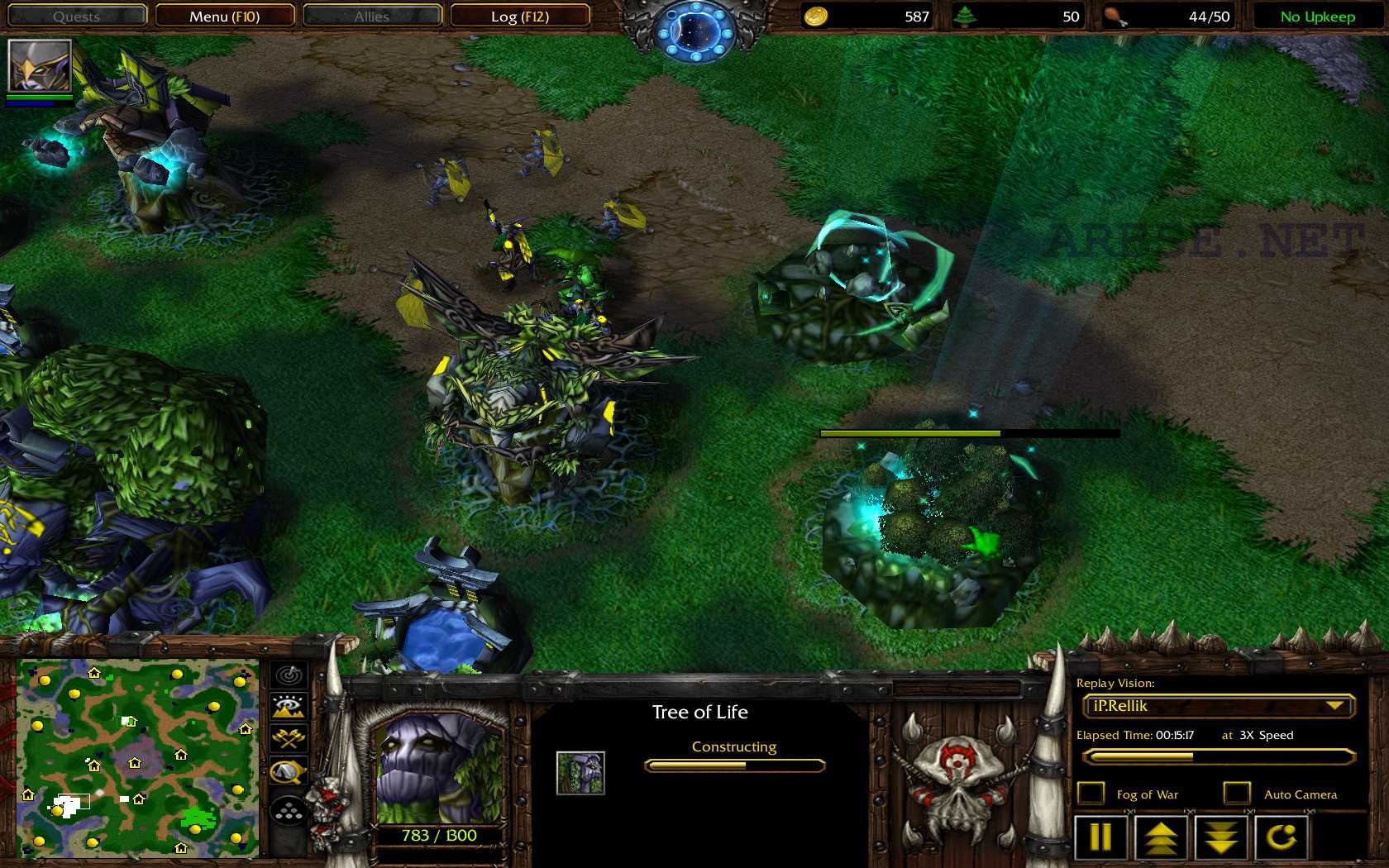 Warcraft 3 чит-коды на деньги, левел героя, прохождения миссий