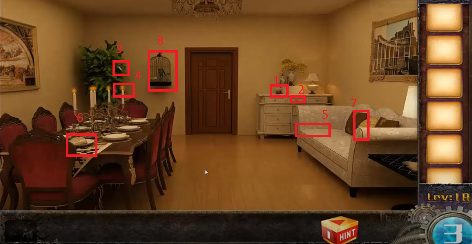 Room Escape 50 Rooms уровень 10.
