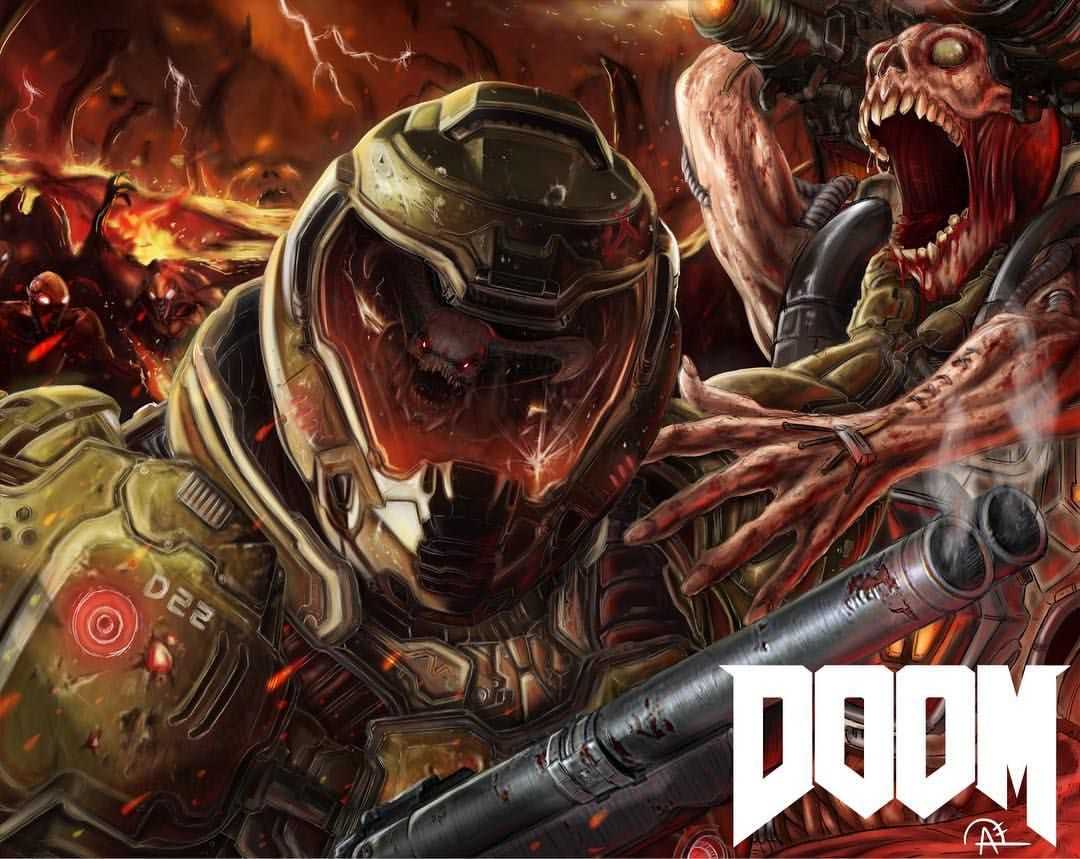 Doom иллюстрации для стима фото 103
