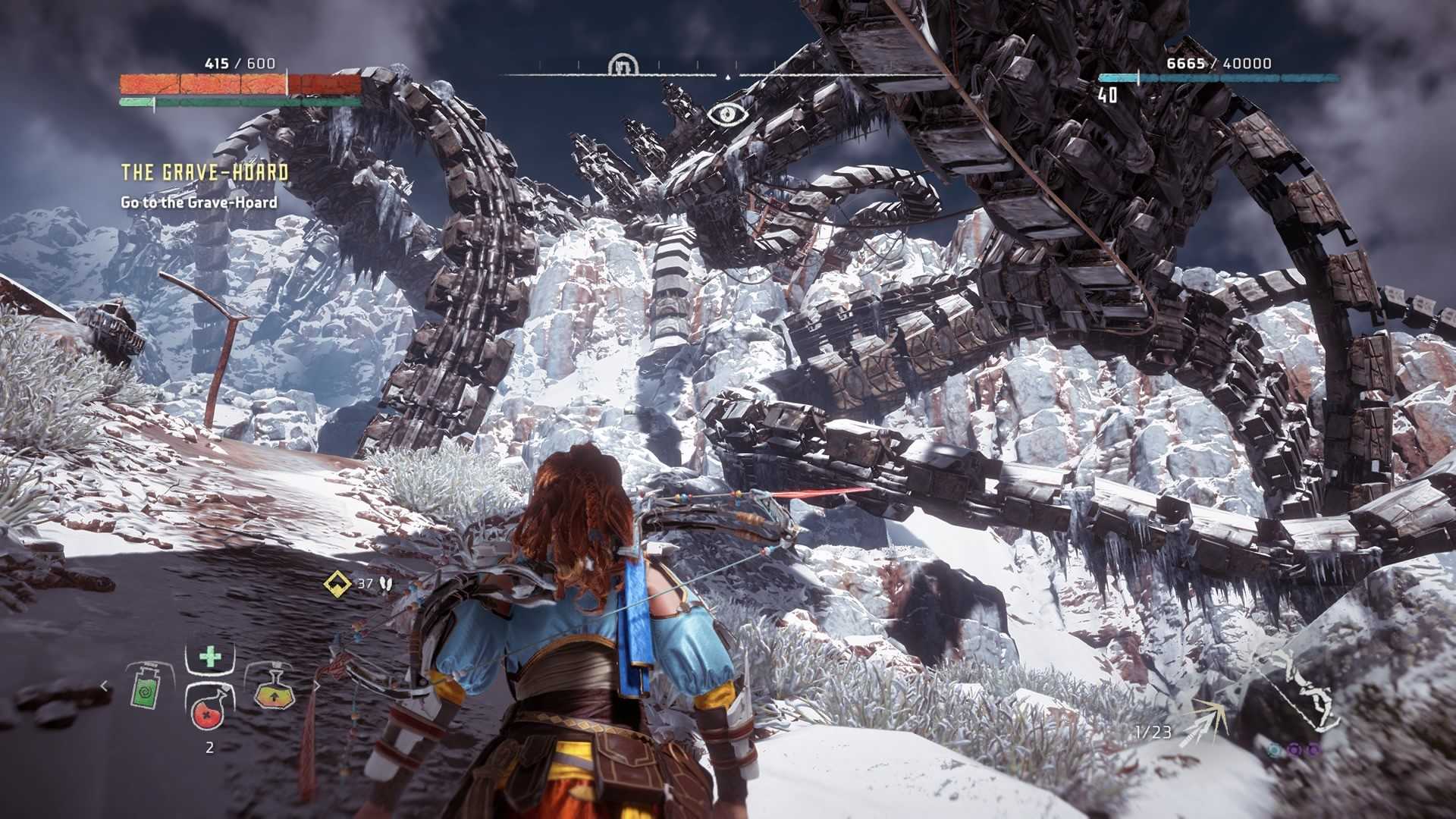 Horizon zero dawn карта игры