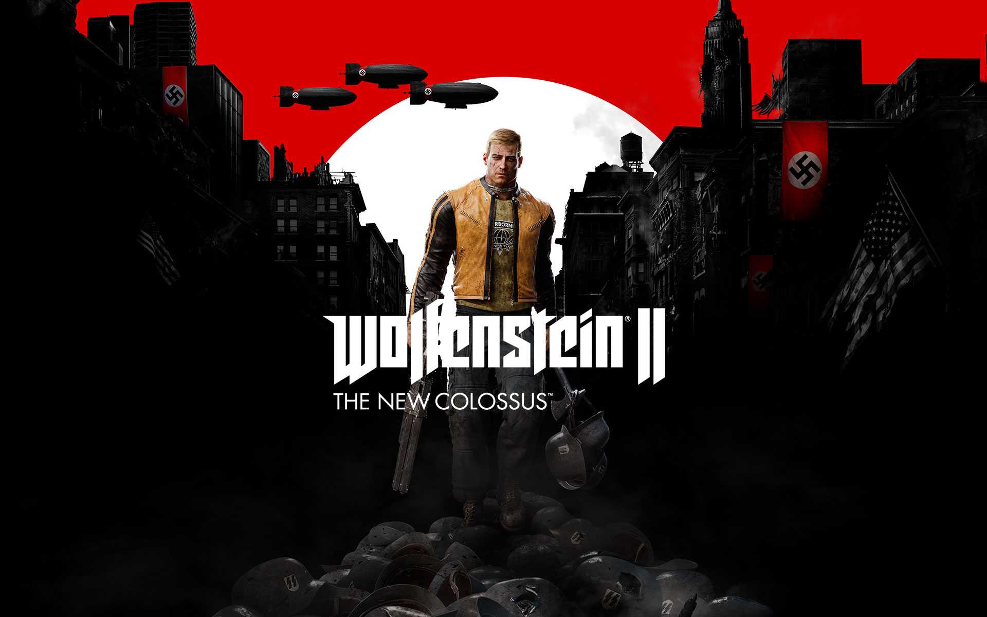 Wolfenstein 2 новый колос побег из зала суда»